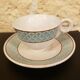 7 cups & 8 under opaque porcelain cups