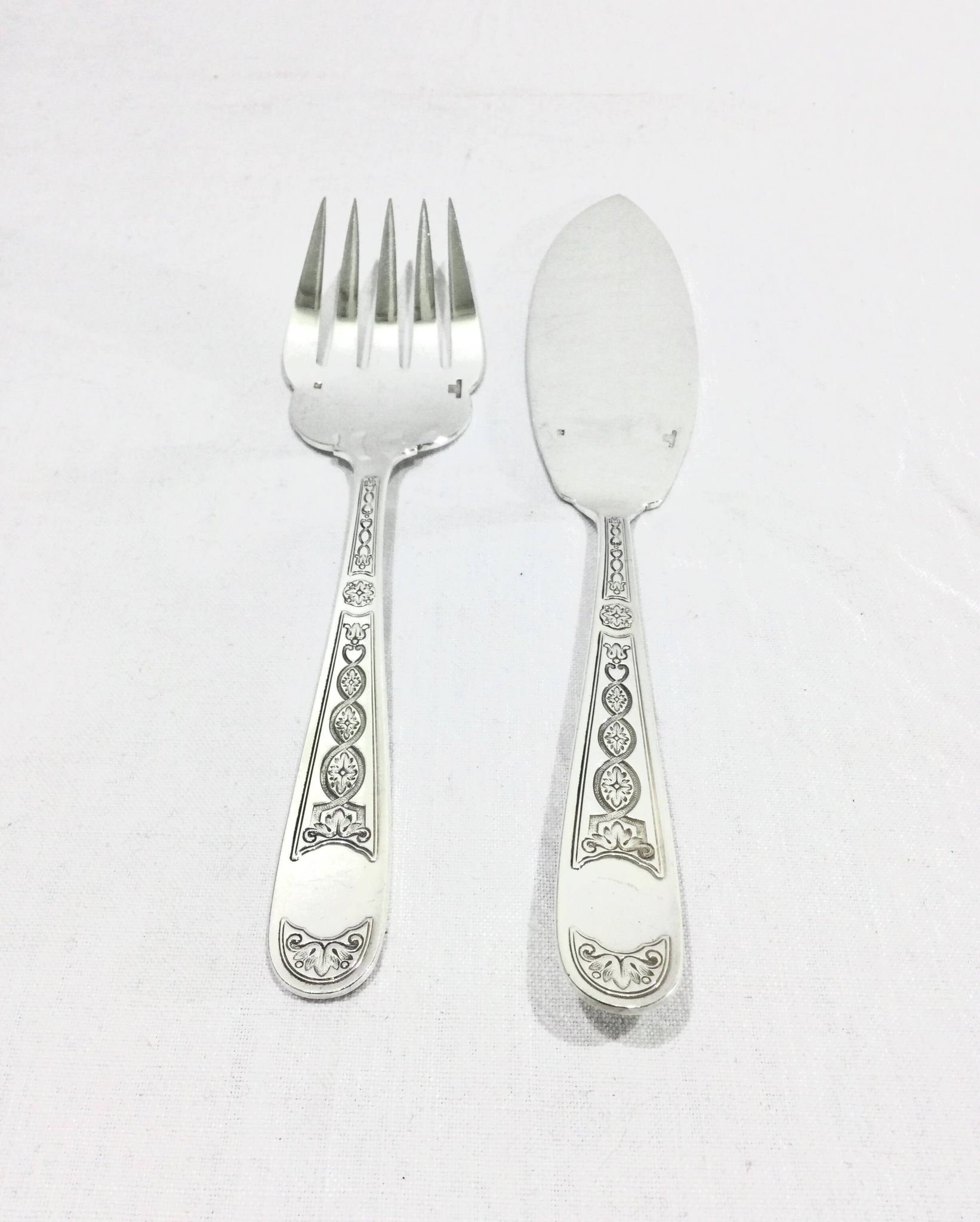 Christofle – Villeroy Fish Serving Cutlery