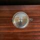 Antique TASSUNIC Teapot Silver Metal + Wooden Handle United France Vintage