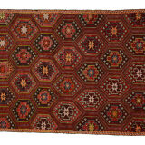 Anatolian handmade kilim rug 295 cm x 191 cm