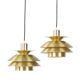 Pair of Danish vintage pendant lamps Top lamper 774 from 1980s
