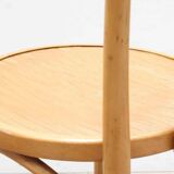 Thonet style heart bistro chair in beech