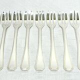 Christofle – 12 Silver Plated Cake Forks, America Model