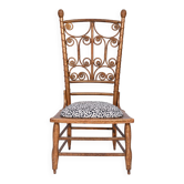 Gilded rattan chair, 19th c
