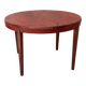 Round table in vintage Rio rosewood