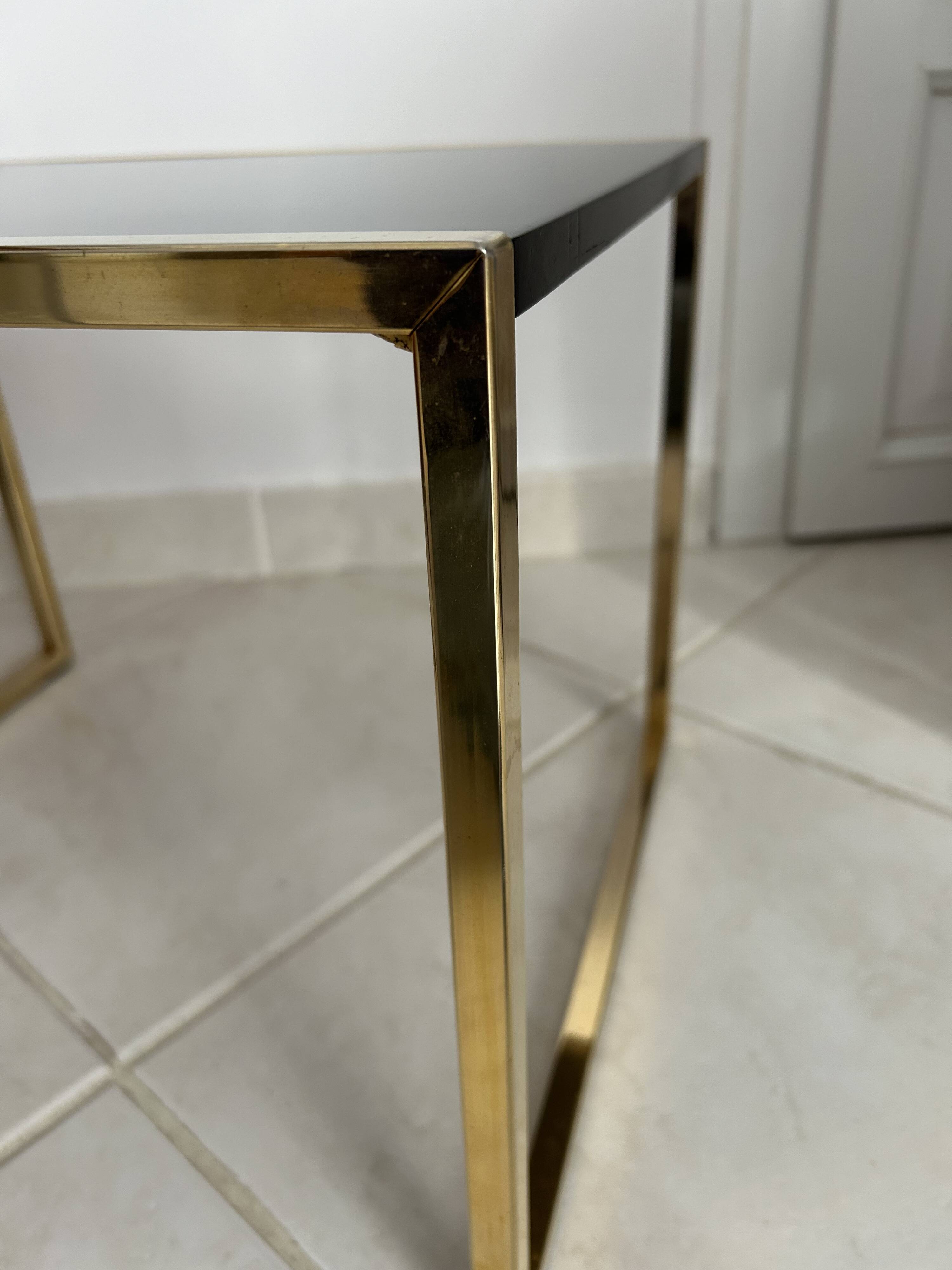 Golden side table