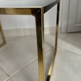 Golden side table