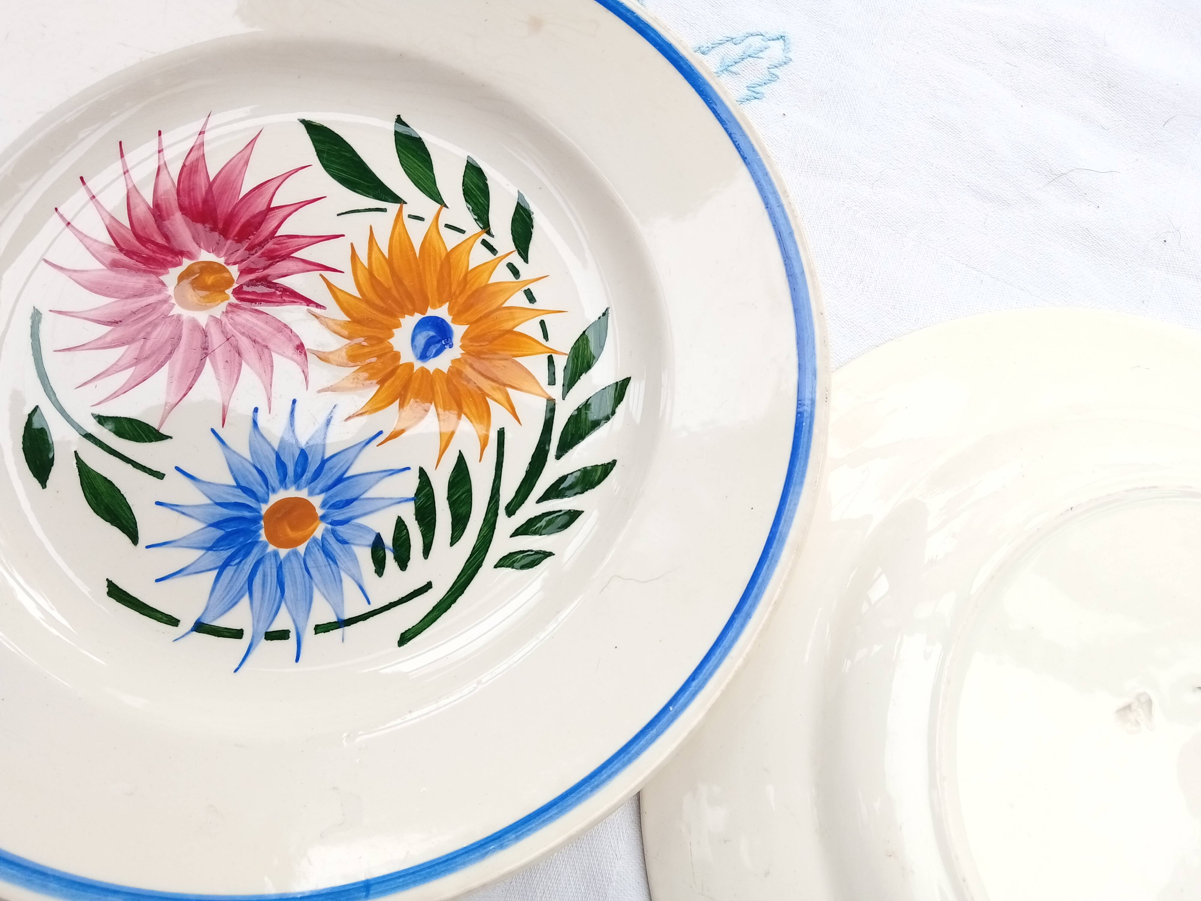 Assortment of 6 dinner plates