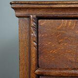 English oak chest of drawers late eighteenth century