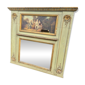 Louis XV trumeau mirror