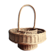 Porte-bouteilles et verres en osier