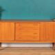 Retro Teak Danish 1960s Long Mid Century Sideboard By Clausen & Søn Denmark