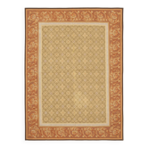 Tapis kilim aubusson vintage européen fait main 262 cm x 363 cm