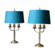Paire de lampes bouillottes 19é style empire