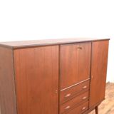 Mid-Century Danish Teak Highboard, 1960s.