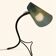 "Cocotte" lamp in green Rigitule in the style of Mathieu Matégot, 1950s.