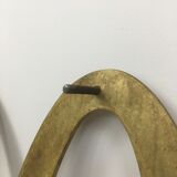Former McDonald's brass sign 1980