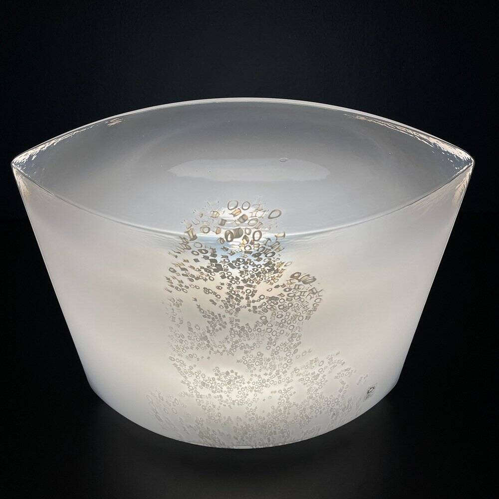 Idra table lamp in Murano glass by Rosanna Toso for Leucos, Italy, 1980s