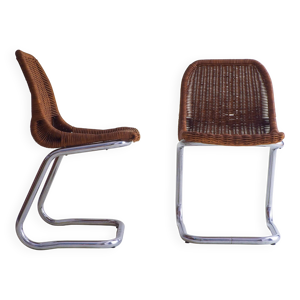 2 chaises cantilever - dirk