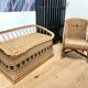 Vintage wicker children's living room