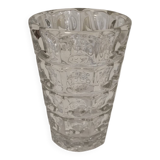 Czechoslovakia crystal vase
