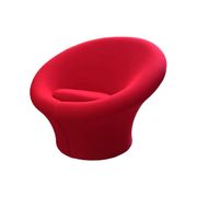 Fauteuil Mushroom rouge par Pierre Paulin