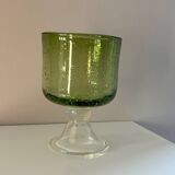 Coupe en verre bullé