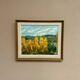 Original Swedish Oil on Panel – "Autumn Landscape" – Dated 1978 – Framed Period Piece – 50 × 42 cm (19.7" × 16.5")