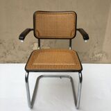Marcel Breuer's walnut S64 armchair for Thonet