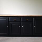 Black antique sideboard