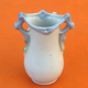 Ceramic vase with floral decoration