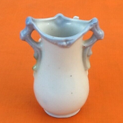 Vase   céramique à décor floral