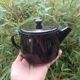 Enamelled tin teapot