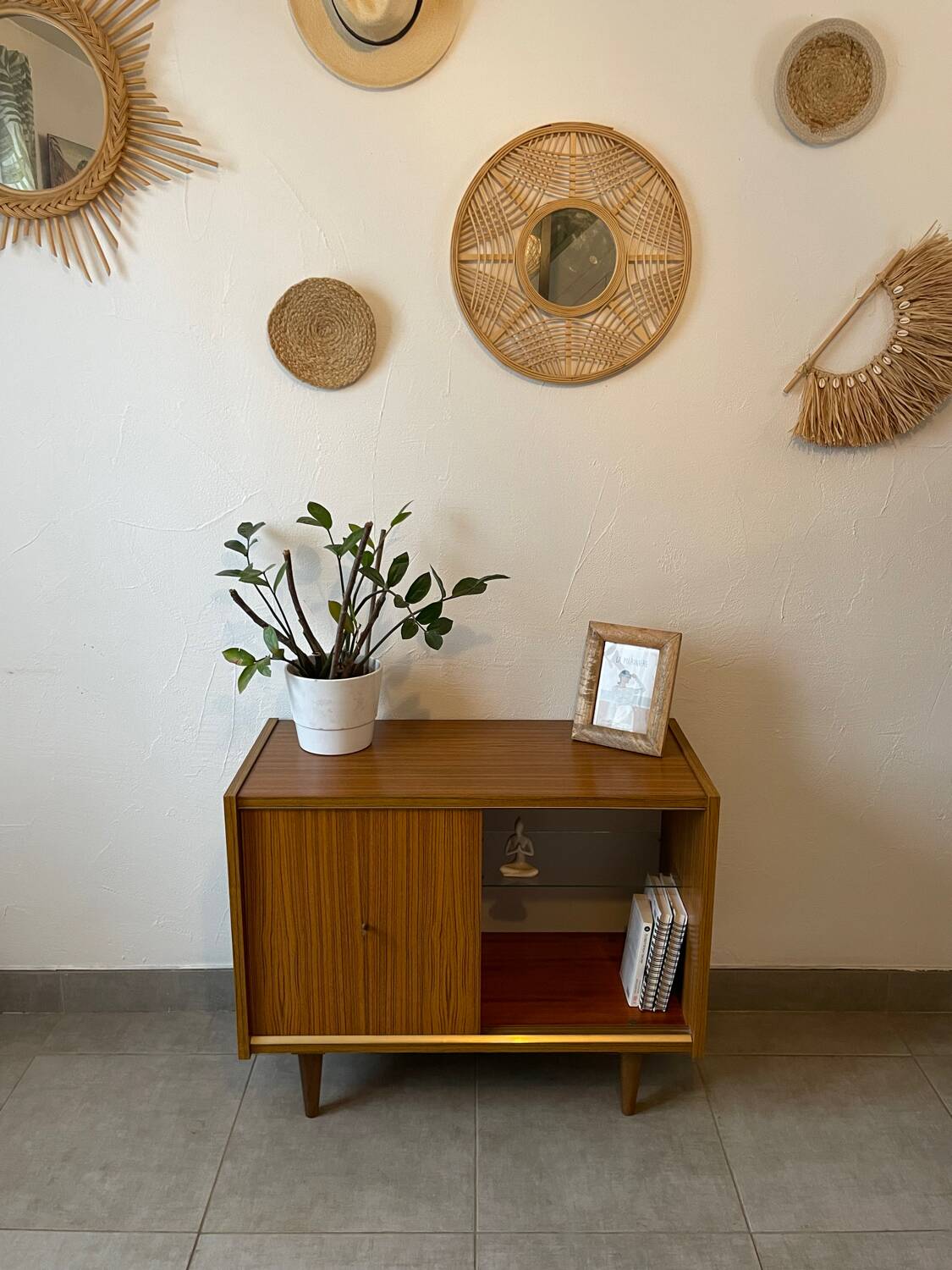 Petite vitrine / meuble tv vintage des années 60