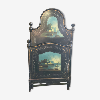 Hand-painted iron forge bed posts napoleon III
