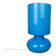 Lampe Lykta Ikea en verre bleu vintage