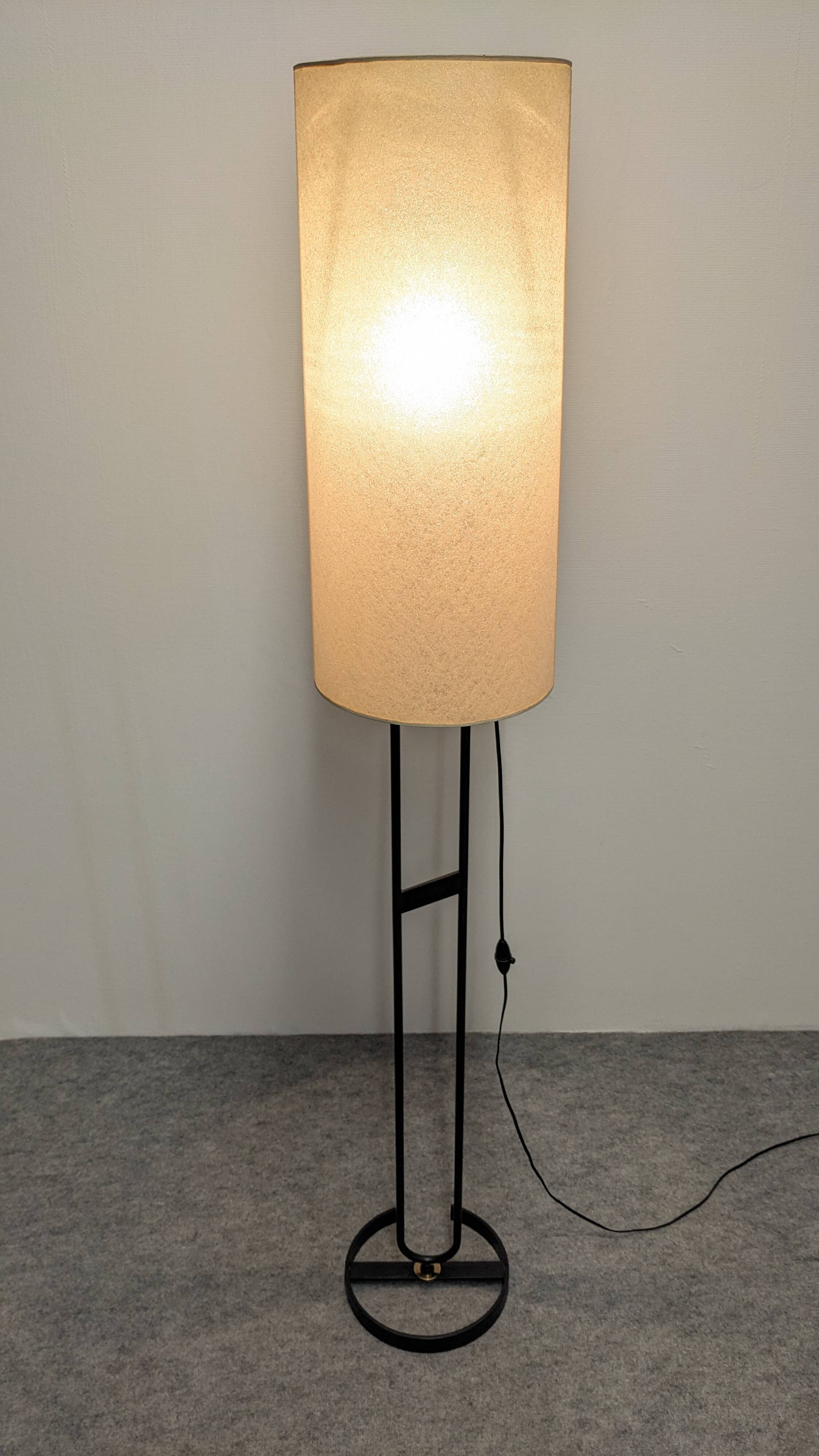 Totem Floor Lamp Maison Arlus, France circa 1950