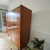 Vintage Scandinavian teak wardrobe
