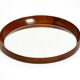 Beautiful round 1960s teak wall mirror by TH. POSS 'EFTF Copenhagen Denmark