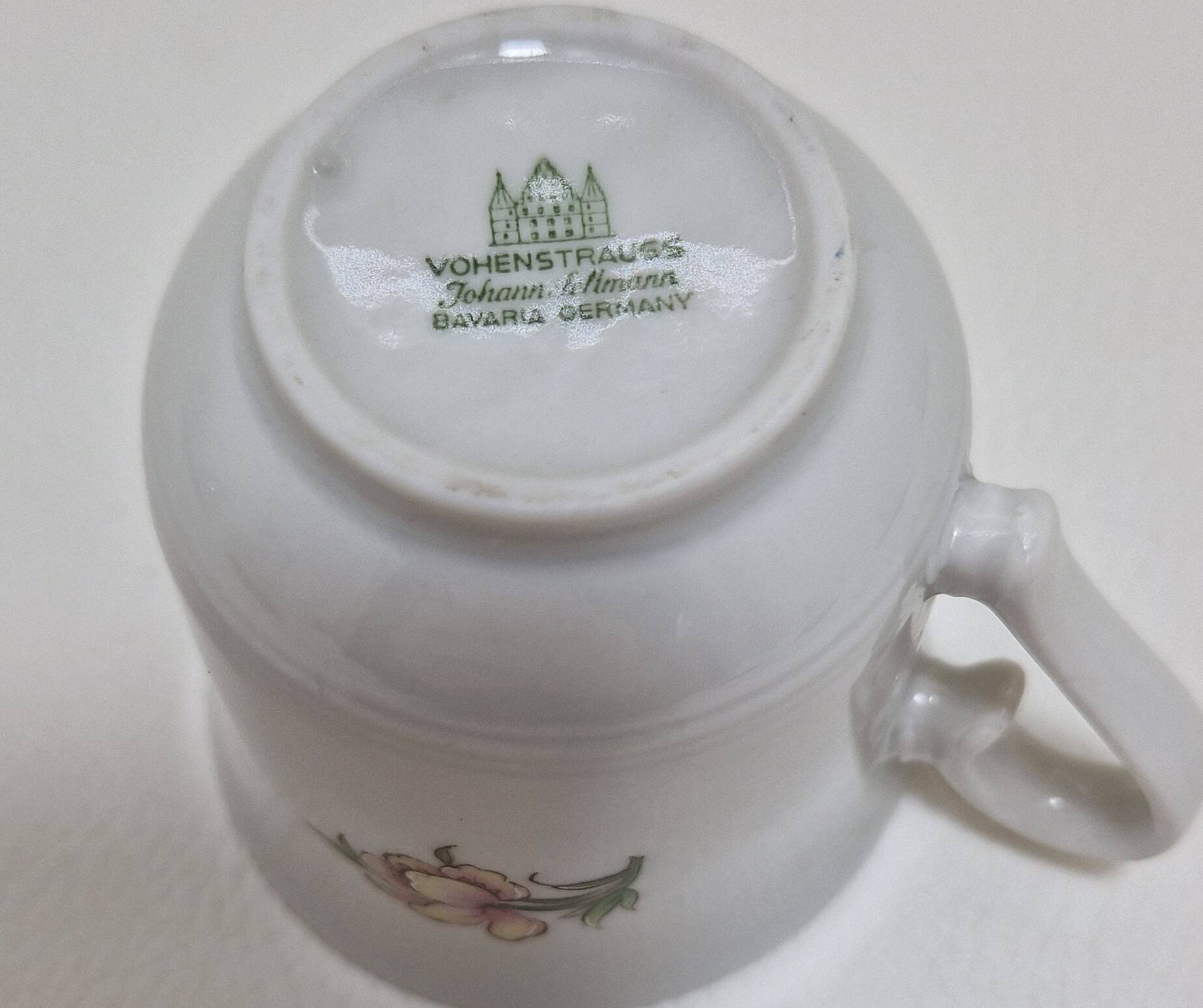 Johann Seltmann Vohenstrauss Bavaria 50/60 porcelain coffee service