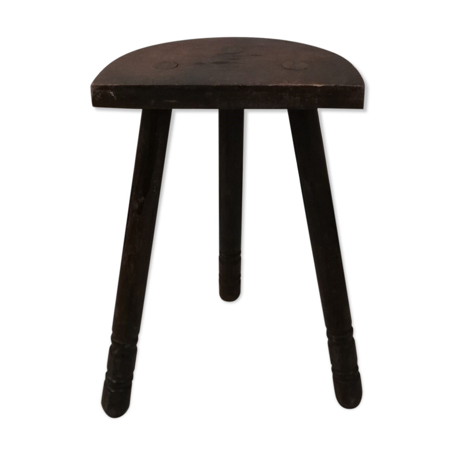 Half moon vacher tripod stool
