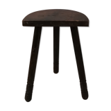 Half moon vacher tripod stool