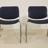 Pair of 2 vintage chairs DSC 106 by Giancarlo Piretti for Anonima Casteli 1965.Ref : Cat
