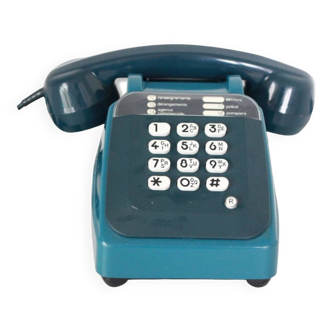 Vintage blue telephone