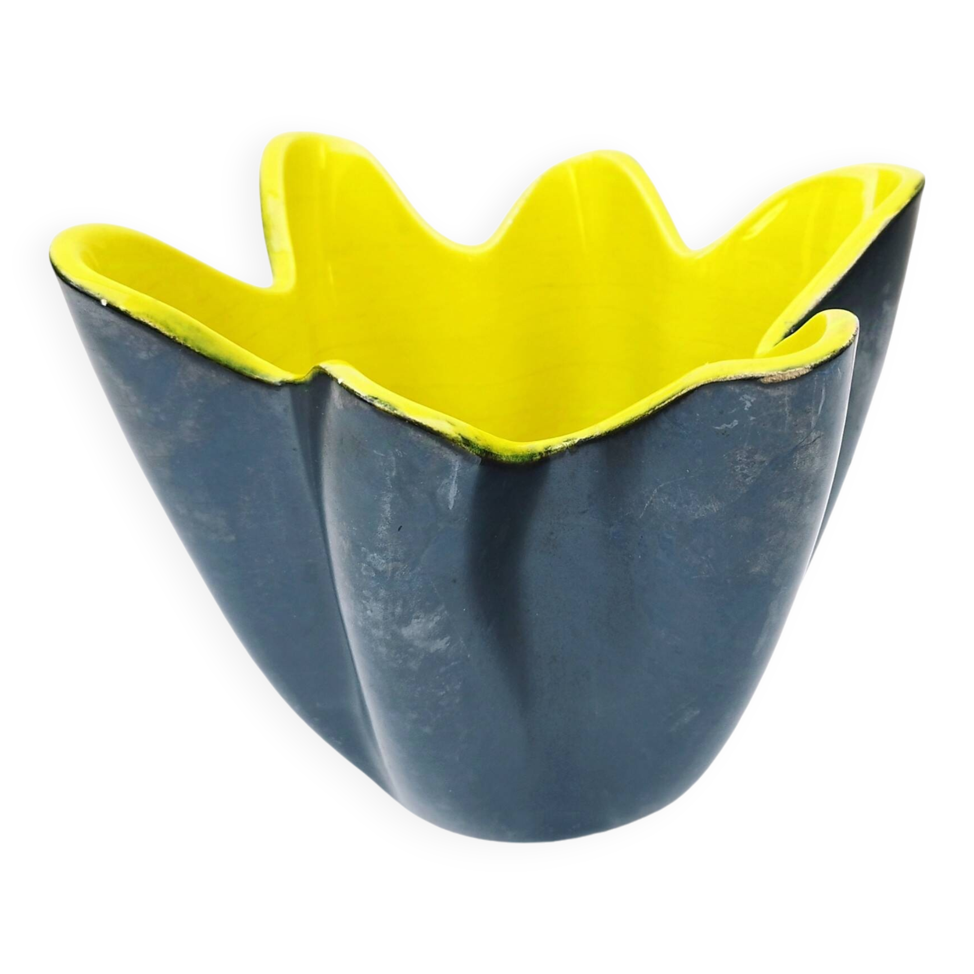 Elchinger Vintage Ceramic Handkerchief Vase