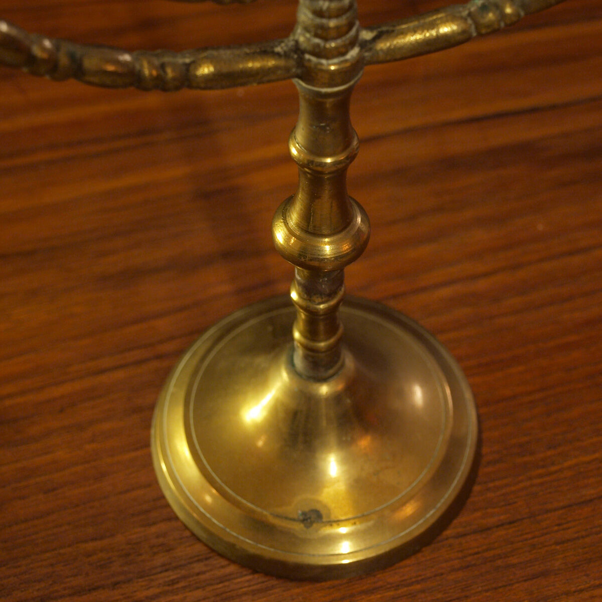 Ancient Menorah, 7-pointed bronze candlestick