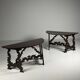 Italian demi-lune tables (2)