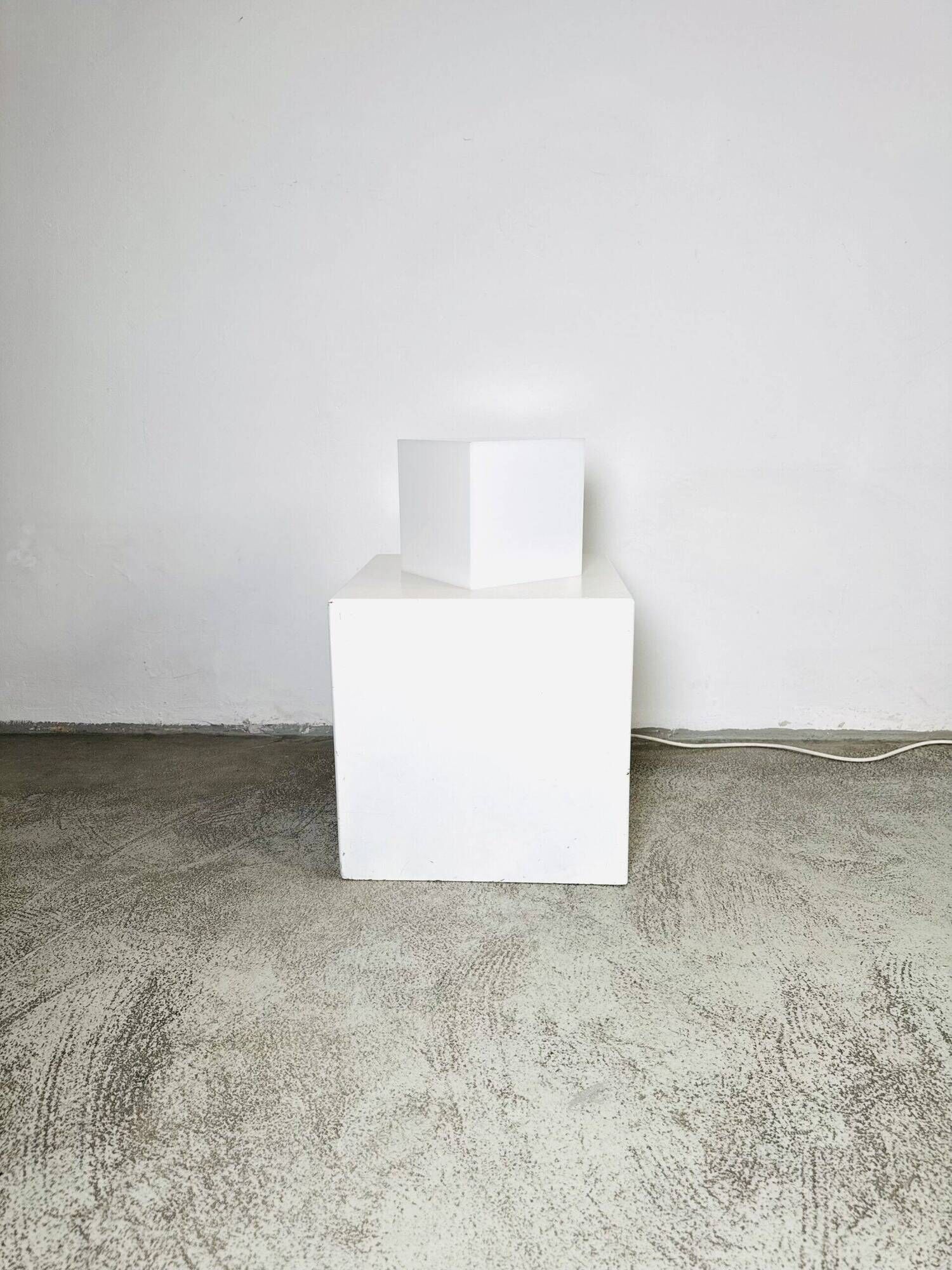 Cube Shaped Table Lamp By Harco Loor For Harco Loor Design, The Netherlands 1980S