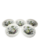 Set of 5 Royal Doulton deep plates in the Kirkwood pattern.
