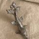 Silver fish wall hook